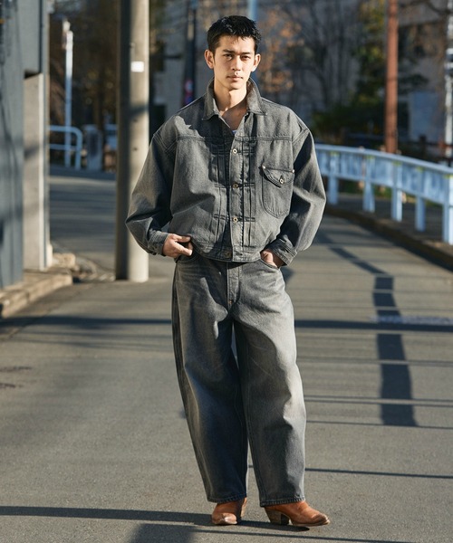 Lee（リー） デニムジャケット gジャン SUPERSIZED ビッグシルエット