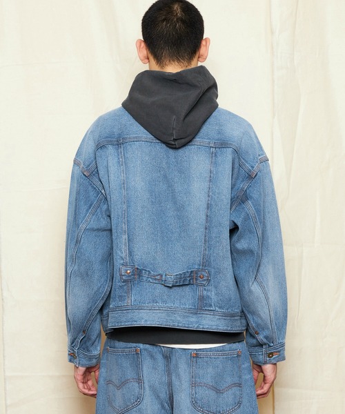 Lee（リー） デニムジャケット gジャン SUPERSIZED ビッグシルエット