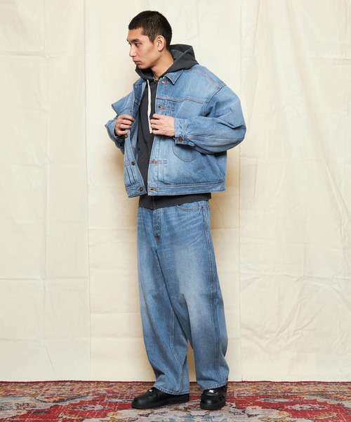 Lee（リー） デニムジャケット gジャン SUPERSIZED ビッグシルエット