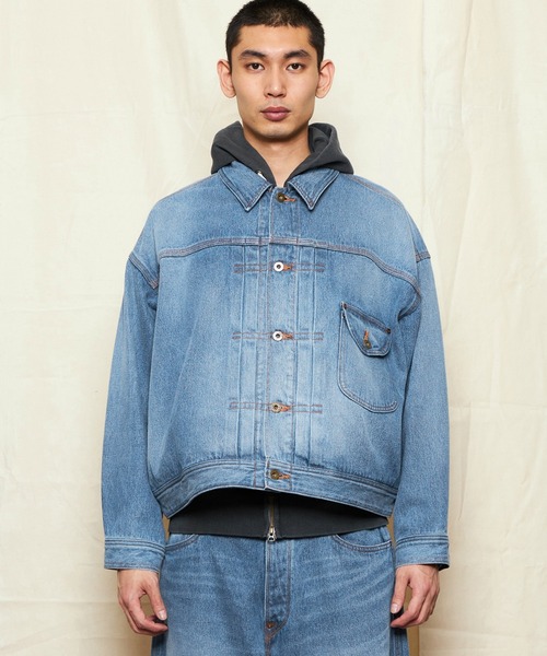 Lee（リー） デニムジャケット gジャン SUPERSIZED ビッグシルエット
