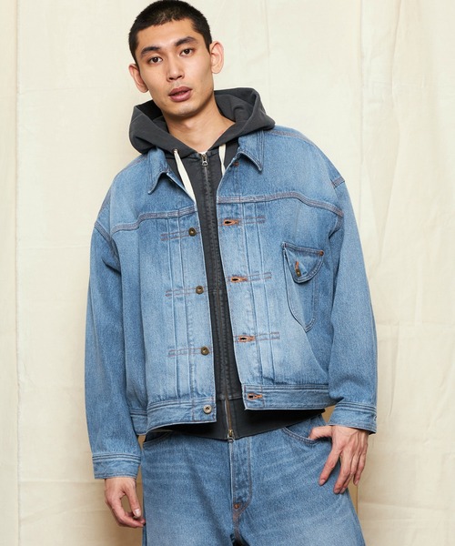 Lee（リー） デニムジャケット gジャン SUPERSIZED ビッグシルエット