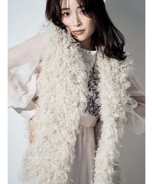 MERCURYDUO（マーキュリーデュオ） ベスト フェイクファーベスト