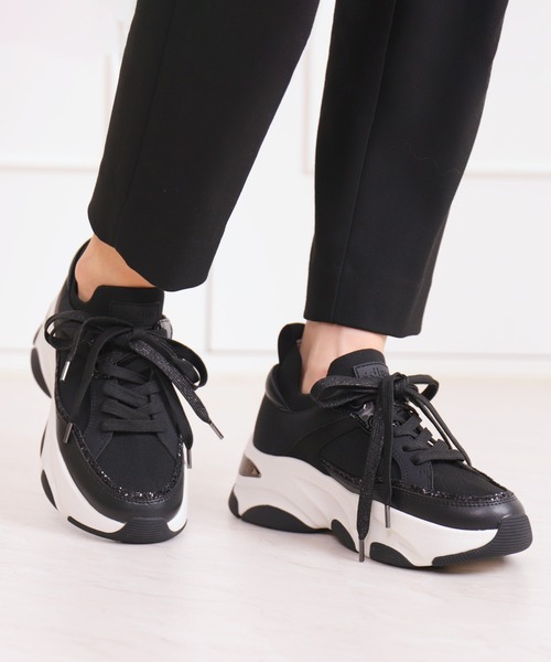 diana（プラスダイアナ） スニーカー 「撥水加工」リサイクルニット