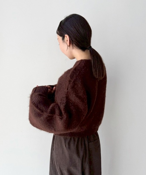 ニット セーター ヘアリーショートニット レディース : ZOZOTOWN Yahoo