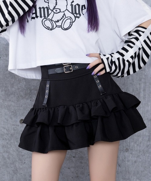 Amilige（アミリージュ） スカート コルセット風フリルスカート