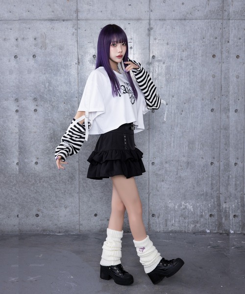 Amilige（アミリージュ） スカート コルセット風フリルスカート