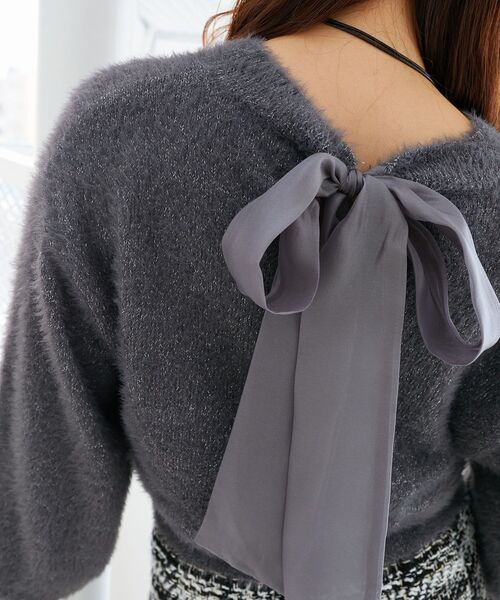 MAJESTIC LEGON（マジェスティックレゴン） ニット セーター バック