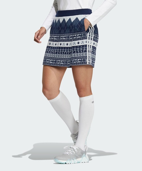 adidas（アディダス） スカート ヒストリカルパターン ニットスカート