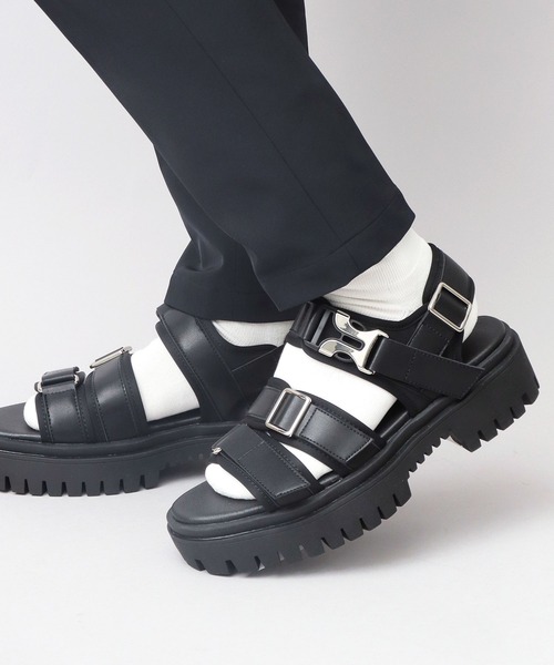 glabella（グラベラ） サンダル オリジナル厚底タンクソール メタル