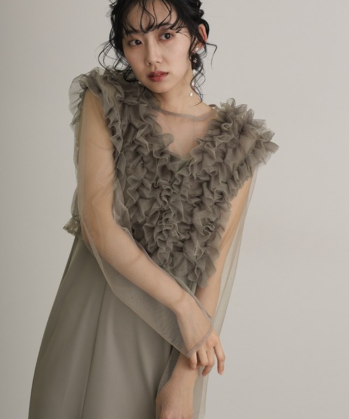 atlo（アトロ） ドレス 袖あり＆ミモレ丈同窓会3点セットセレモニー