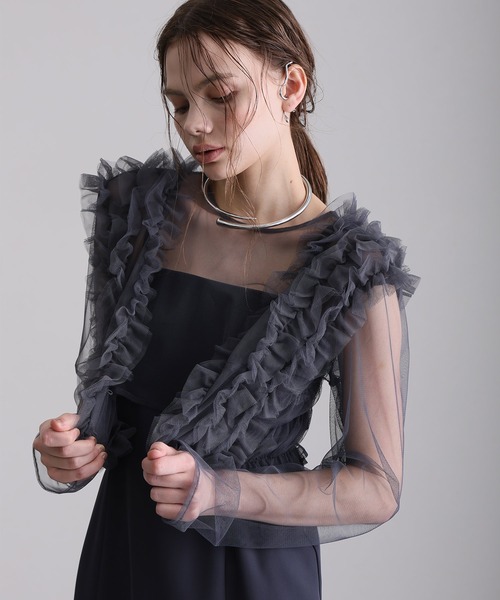 atlo（アトロ） ドレス 袖あり＆ミモレ丈同窓会3点セットセレモニー