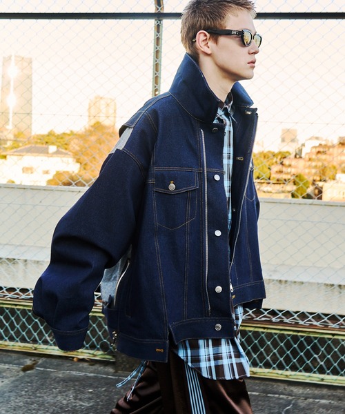 SeeSew デニムジャケット gジャン 「UNISEX」OVERSPEC DENIM JACKET