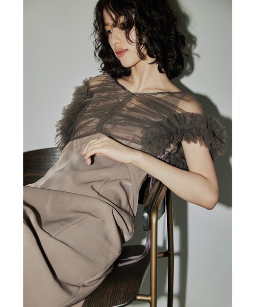 niana（ニアナ） ドレス ボリュームソフトチュールドレス 結婚式