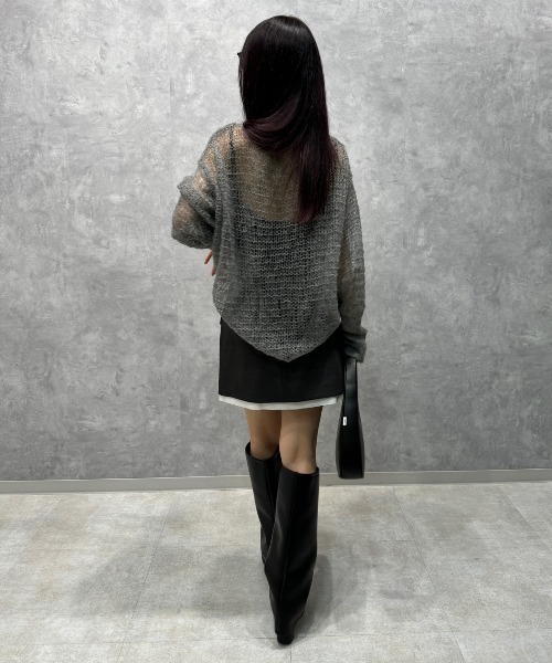 JOSE MOON（ジョゼムーン） ニット セーター MOHAIR HOLEDROP KNIT