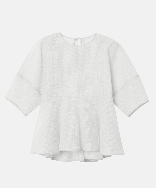 LE CIEL BLEU（ルシェルブルー） ブラウス シャツ シアージャカード