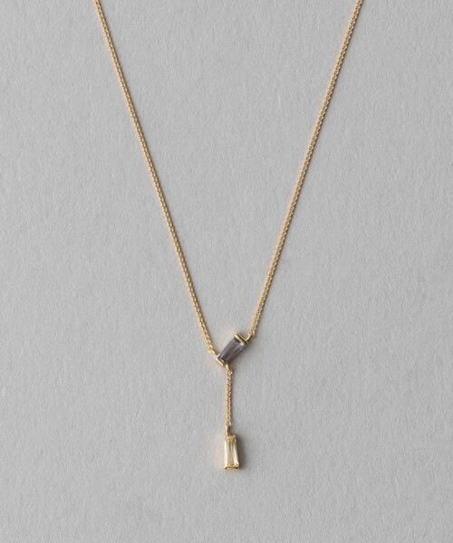 ete（エテ） ネックレス 「レクラン」 K18YG アイオライト/レモン