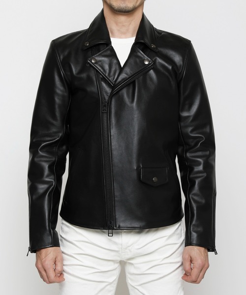 VANQUISH（ヴァンキッシュ） 革ジャン ライダース カウレザー ダブル