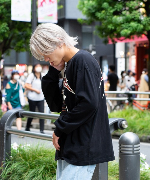 UNIT（NIXON） tシャツ ピグメントプリント ロンT ピグメント加工