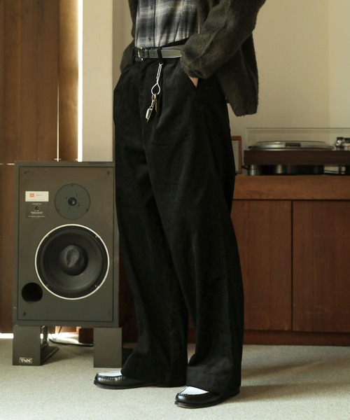 Bleme スラックス クラシック ヘビーコーデュロイ ワイドスラックス