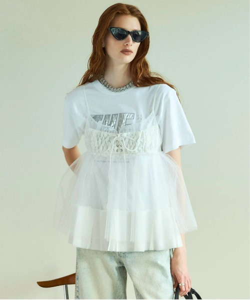 MAISON SPECIAL（メゾンスペシャル） ブラウス シャツ See-through