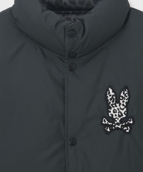 Psycho Bunny（サイコバニー） ブルゾン アウター レオパードタフタ