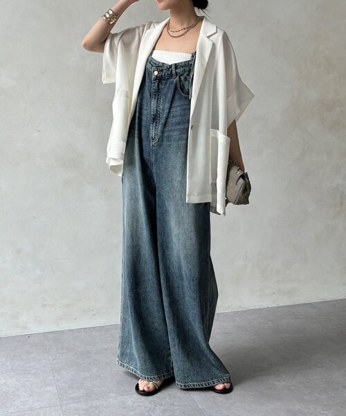 DouDou（ドゥドゥ） オールインワン 「WEB限定」 デニムオールインワン