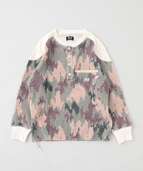 tシャツ 「FAF / フェイク アス フラワーズ」LS ポケット サーマル