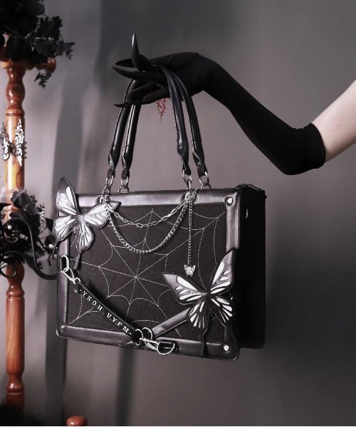 gossip!ロサンゼルス ショルダーバッグ バッグ Y2K レザー調 チェーン