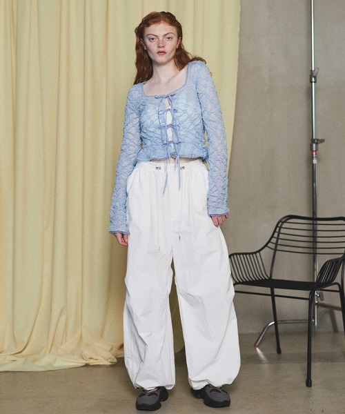 MAISON SPECIAL（メゾンスペシャル） ブラウス シャツ Flower Shirring