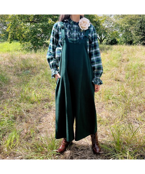 PINK HOUSE（ピンクハウス） サロペット オーバーオール 起毛