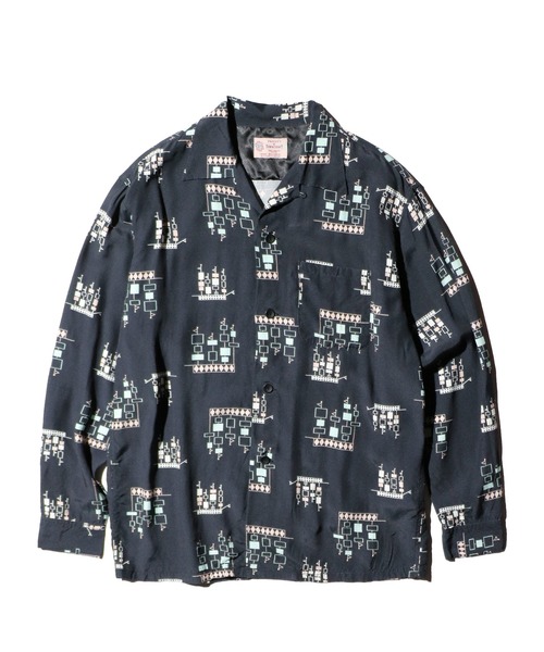 古*物様 pilgrim シャツ 50's レーヨン arrow タウンクラフト