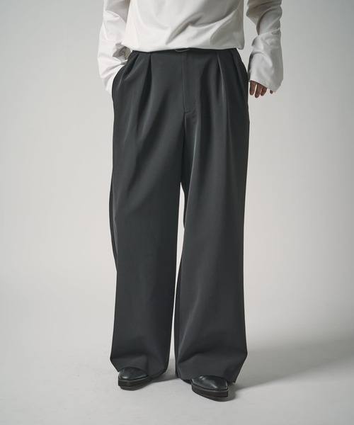 Lui's（ルイス） スラックス ダブルクロス2タックワイドスラックス