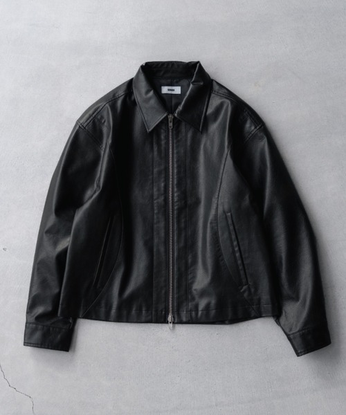SINSS ブルゾン アウター Seam line zip blouson / シームラインジップ