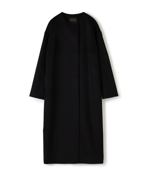 TOMORROWLAND collection ノーカラーコート コート ウェービーカシミヤ