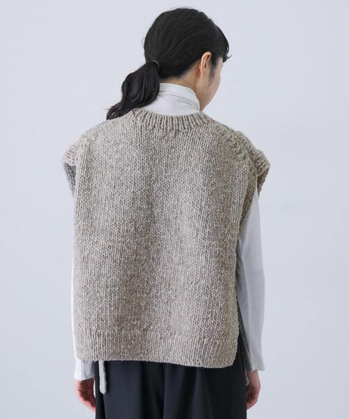 かぐれ ニット セーター ペルーアランニットベスト レディース