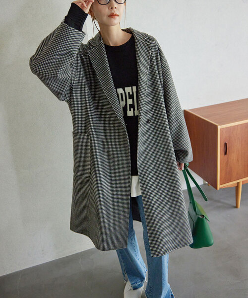 SLOBE IENA（スローブイエナ） チェスターコート FREE サックスブルー