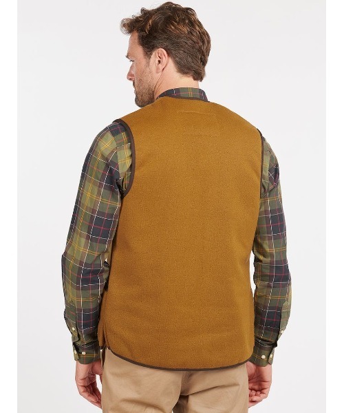 Barbour（バブアー） ベスト ジレ フロントジップ ファー ライナー