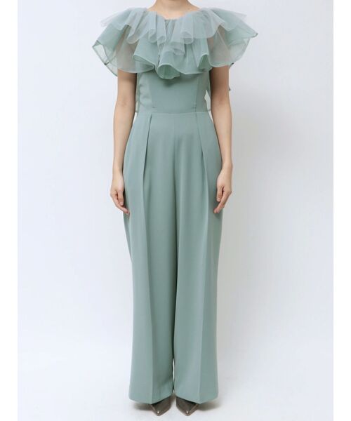 LAGUNAMOON（ラグナムーン） パンツドレス LADYチュールカラーベア