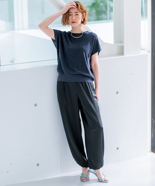 23区（ニジュウサンク） パンツ 「GLOW8月号掲載/洗える」スムース