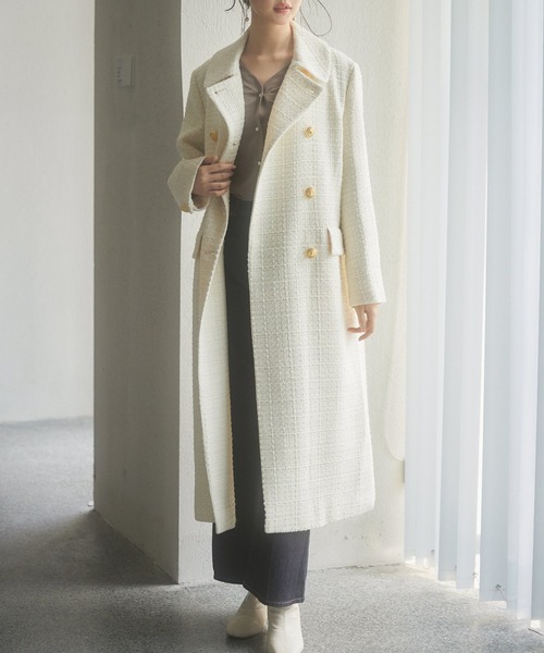 SAISON DE PAPILLON（セゾンドパピヨン） コート チェスターコート