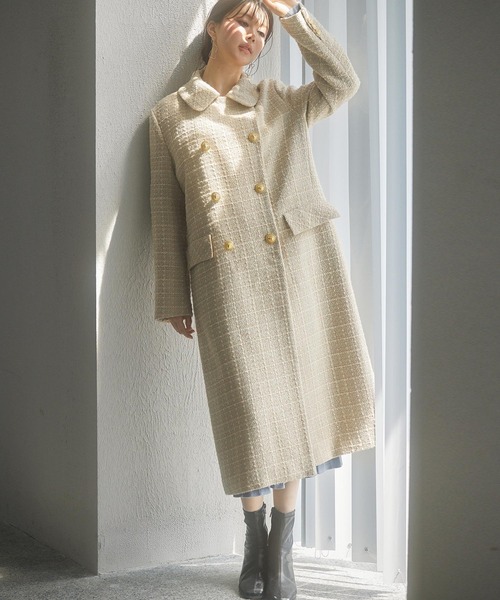 SAISON DE PAPILLON（セゾンドパピヨン） コート チェスターコート