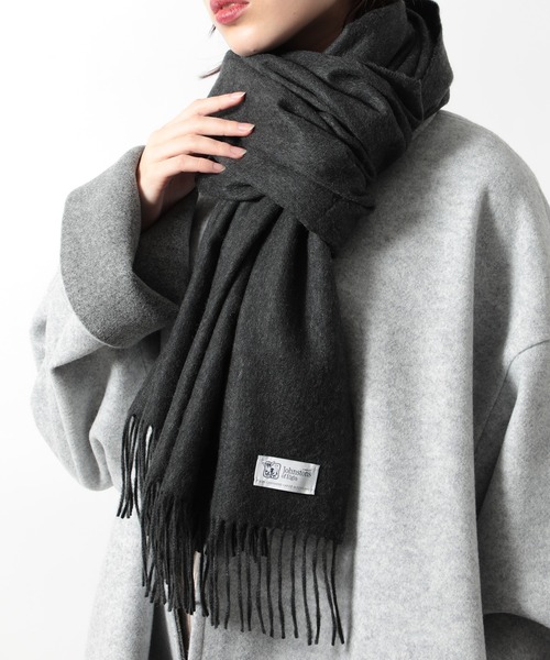 あこやパールピアス Johnstons カシミヤ100% 大判ストール