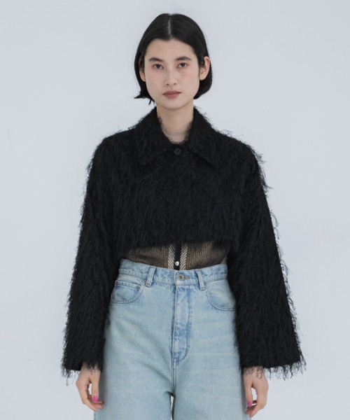 CLANE（クラネ） ブルゾン アウター 「CLANE/クラネ」FRINGE SHORT