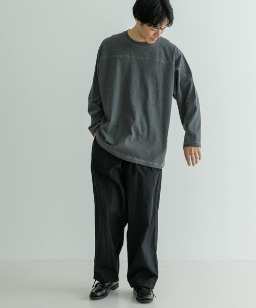 ATON（エイトン） パンツ ATON HAND DYED NYLON OVER PANTS メンズ