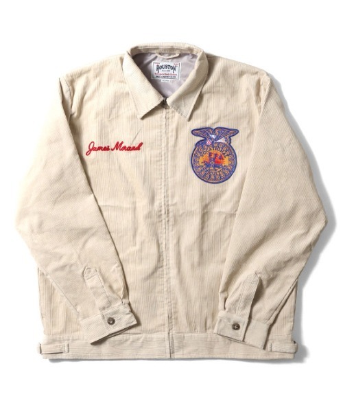 HOUSTON（ヒューストン） ブルゾン アウター コーデュロイ刺繍