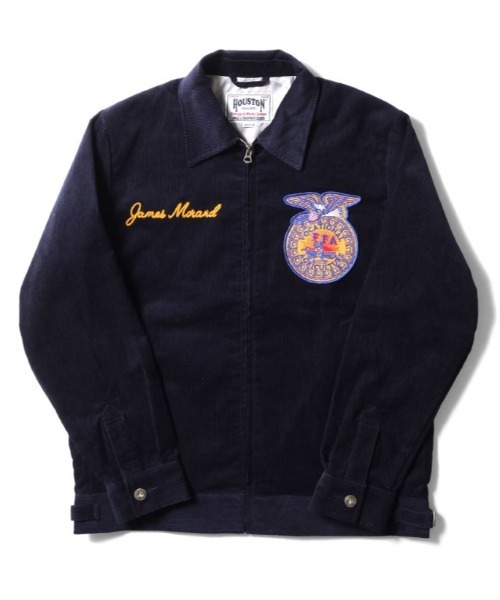 HOUSTON（ヒューストン） ブルゾン アウター コーデュロイ刺繍