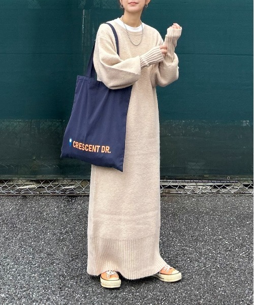 notch. ワンピース 「 notch. by KR 」ボリュームスリーブニット