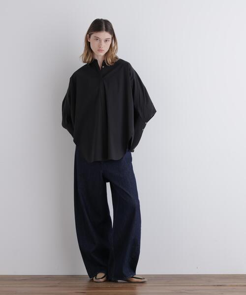 LE PHIL（ル フィル） ブラウス シャツ オーバーサイズロングカフス