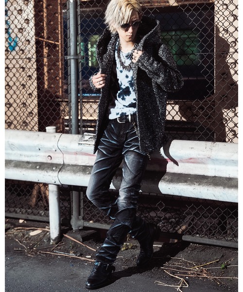 FUGA ブルゾン アウター 「FUGA/フーガ」変形襟メルトンライダース