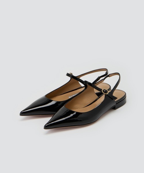 PELLICO（ペリーコ） パンプス CUORE エナメル バックスリング